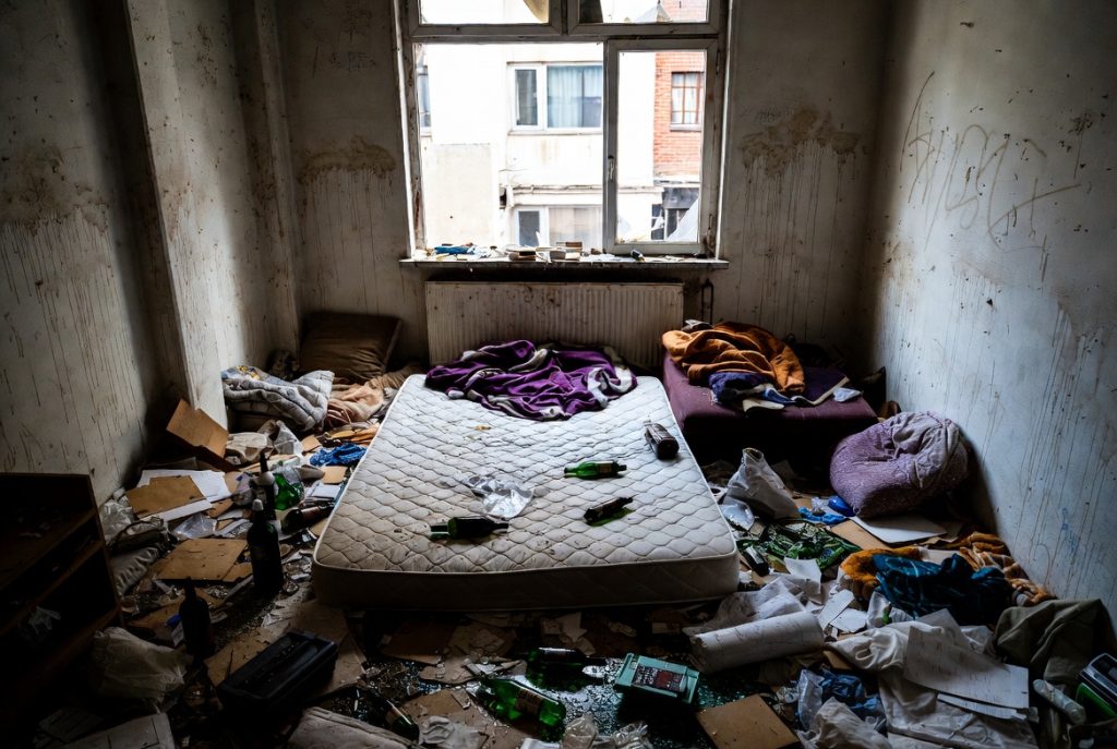 Squat constaté avant remise en état